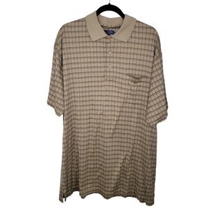 Pendleton Men's plaid polo shirt top Size XXL